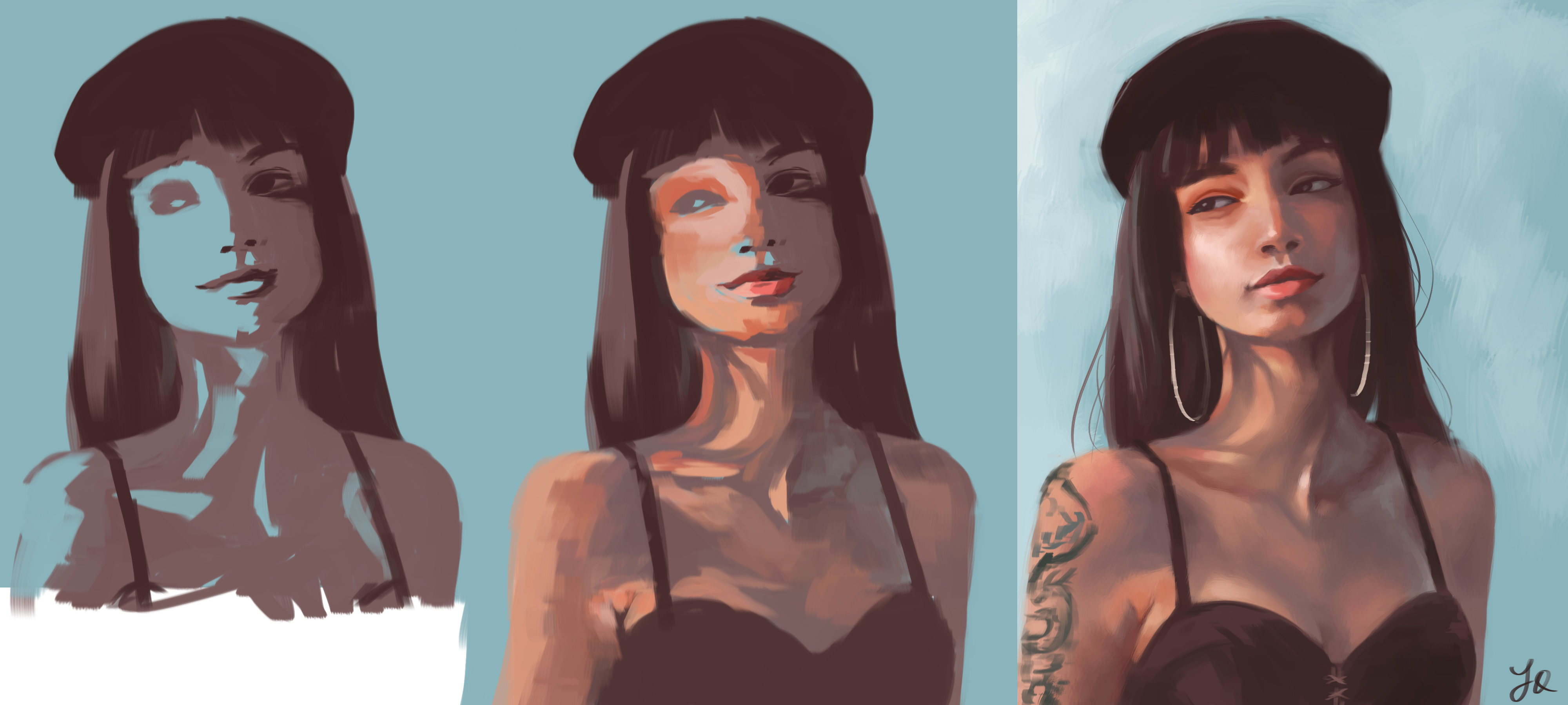 A WIP breakdown of the piece