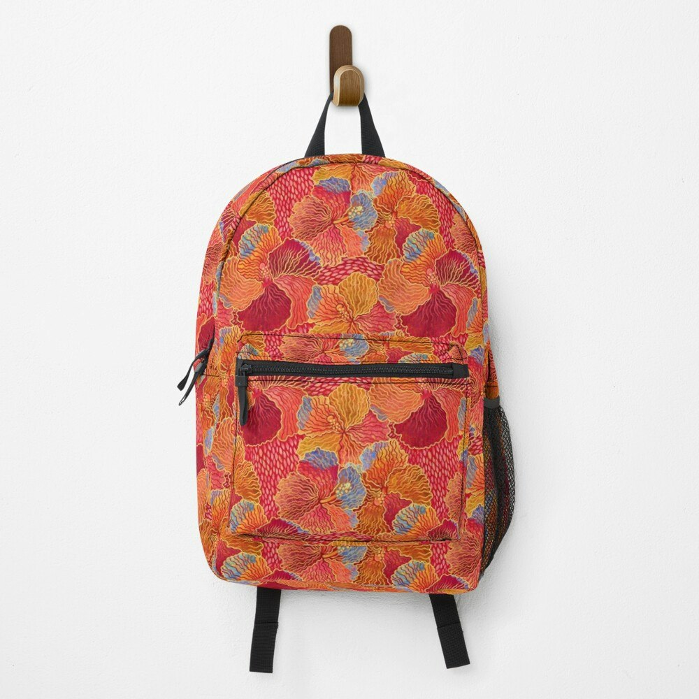 Generated image of the first variation of the design on a backpack
