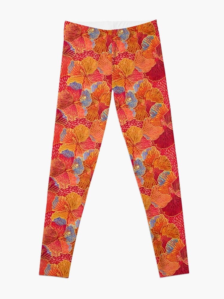 Generated image of the first variation of the design on a pair of leggings