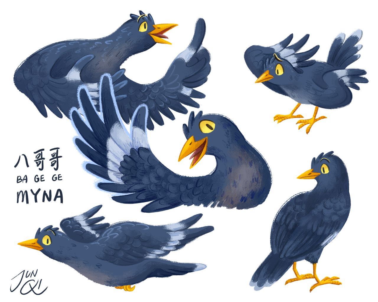 Character sheet of Myna